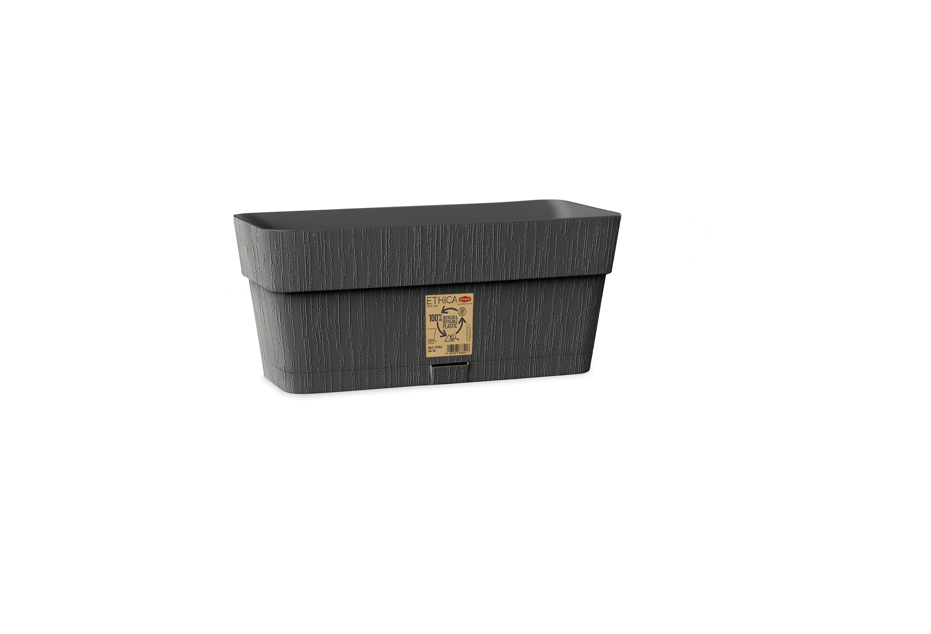 JARDINIERE 30CM ETHICA 2.75L GRAPHITE