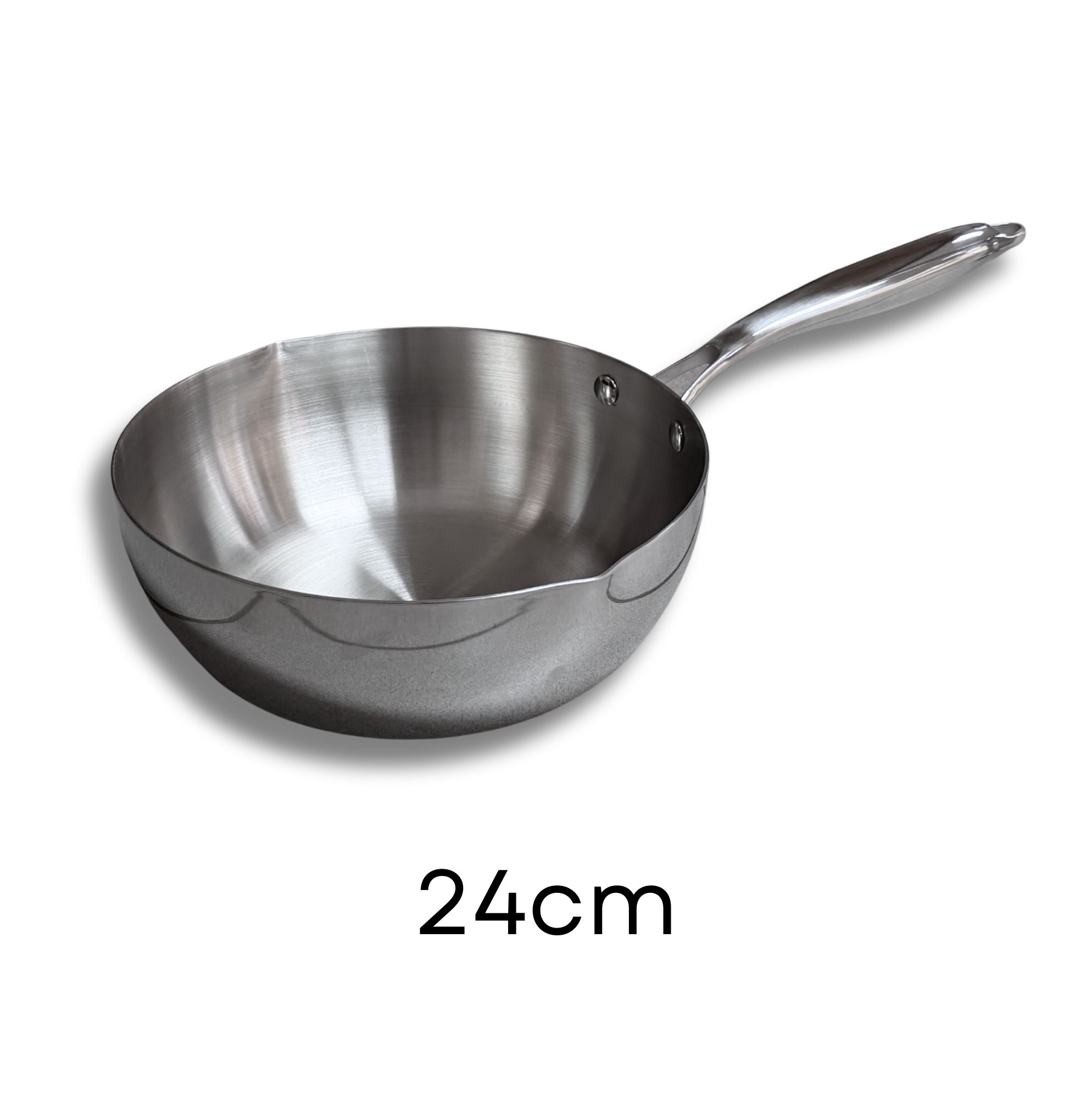 24 cm TRIPLY ROESTVRIJST. PAN 2 TUIT