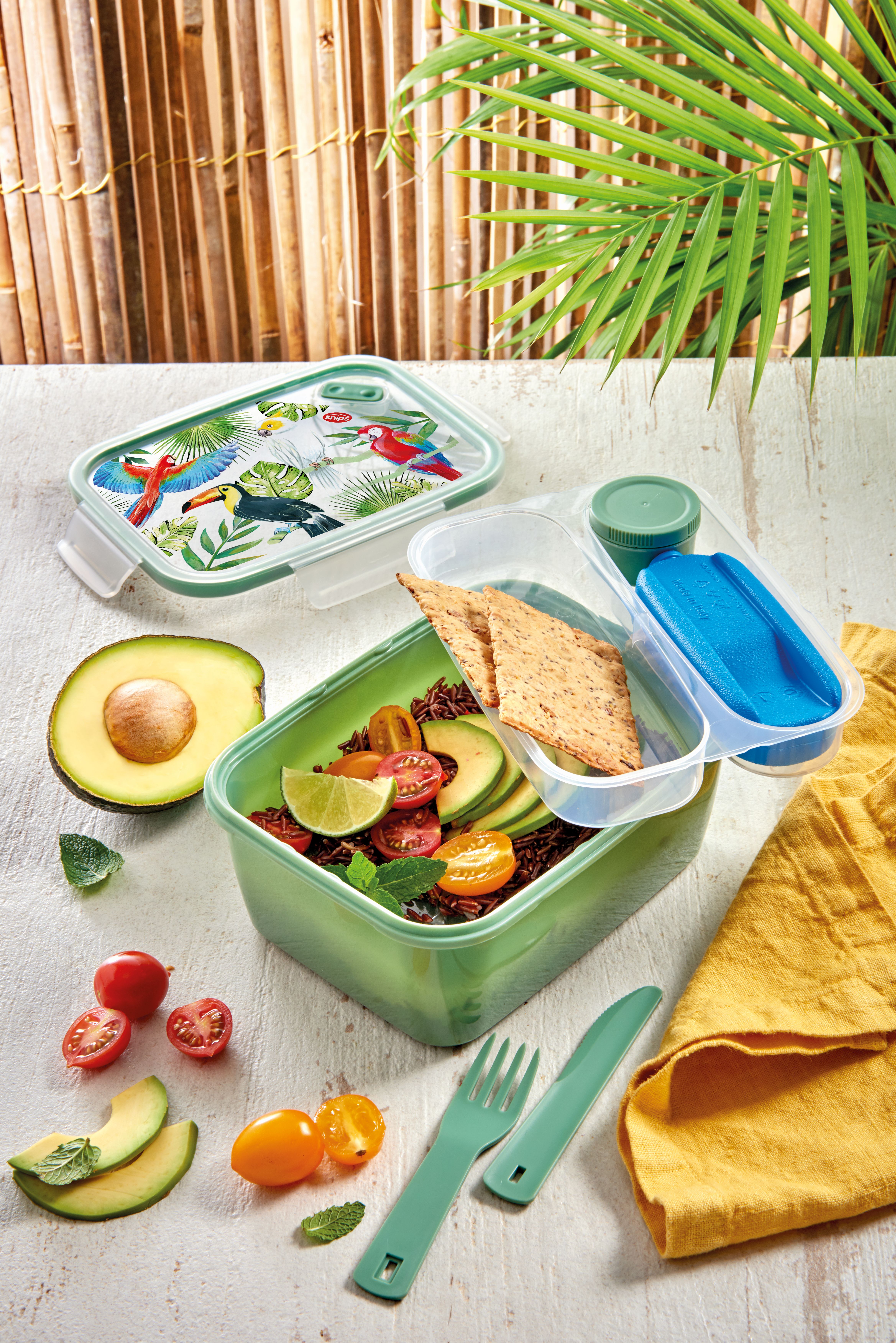 SNIPSLOCK LUNCHBOX RECHT. "JUNGLE" 1.5L