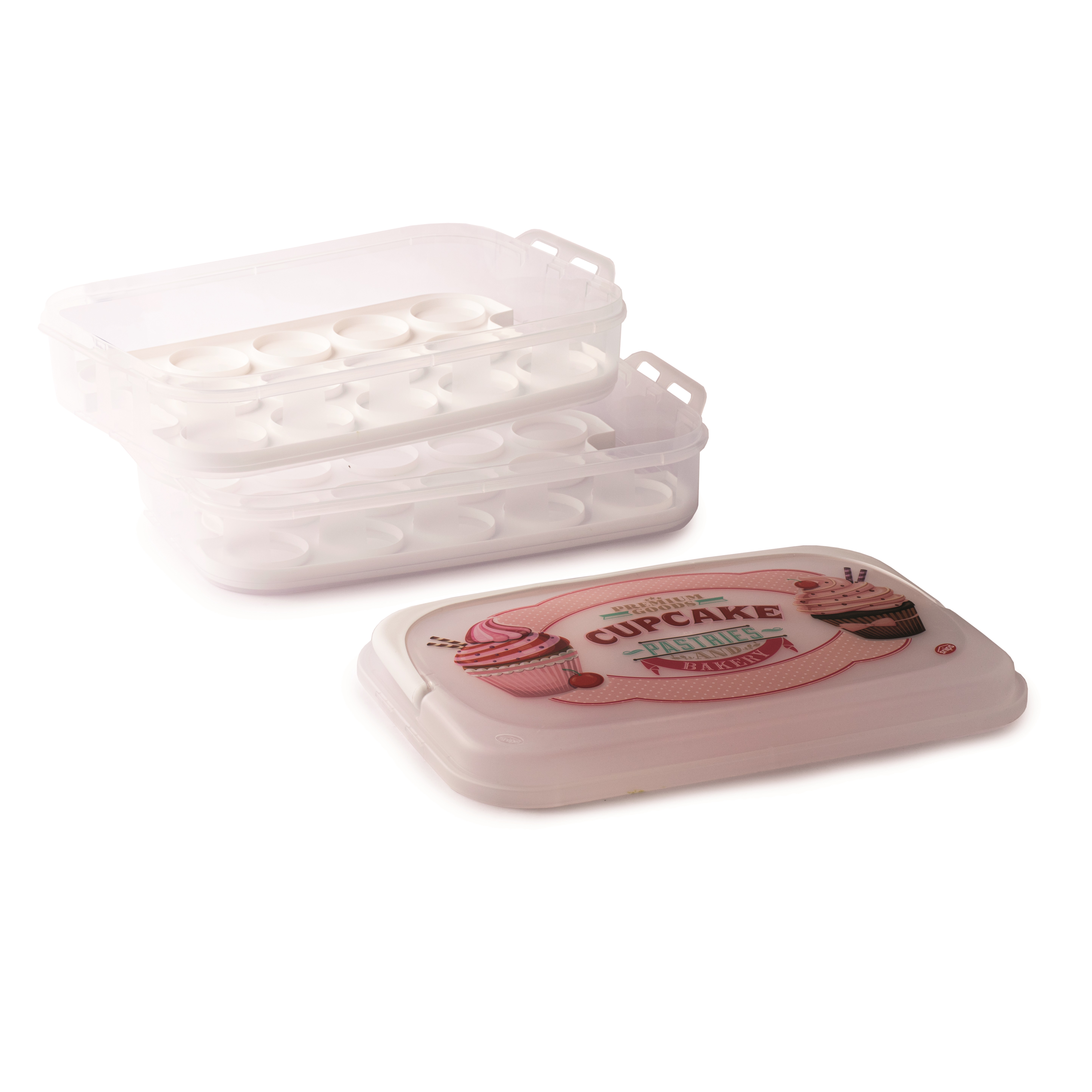 14L DUBBELE CUPCAKE DOOS