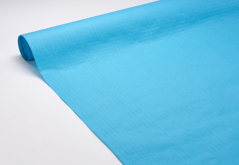 TAFELLAKEN TURKOOIS BLAUW WAFEL 1.18X20M