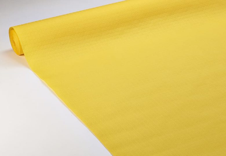 NAPPE JAUNE CANARI GAUFREE 1.18X20M