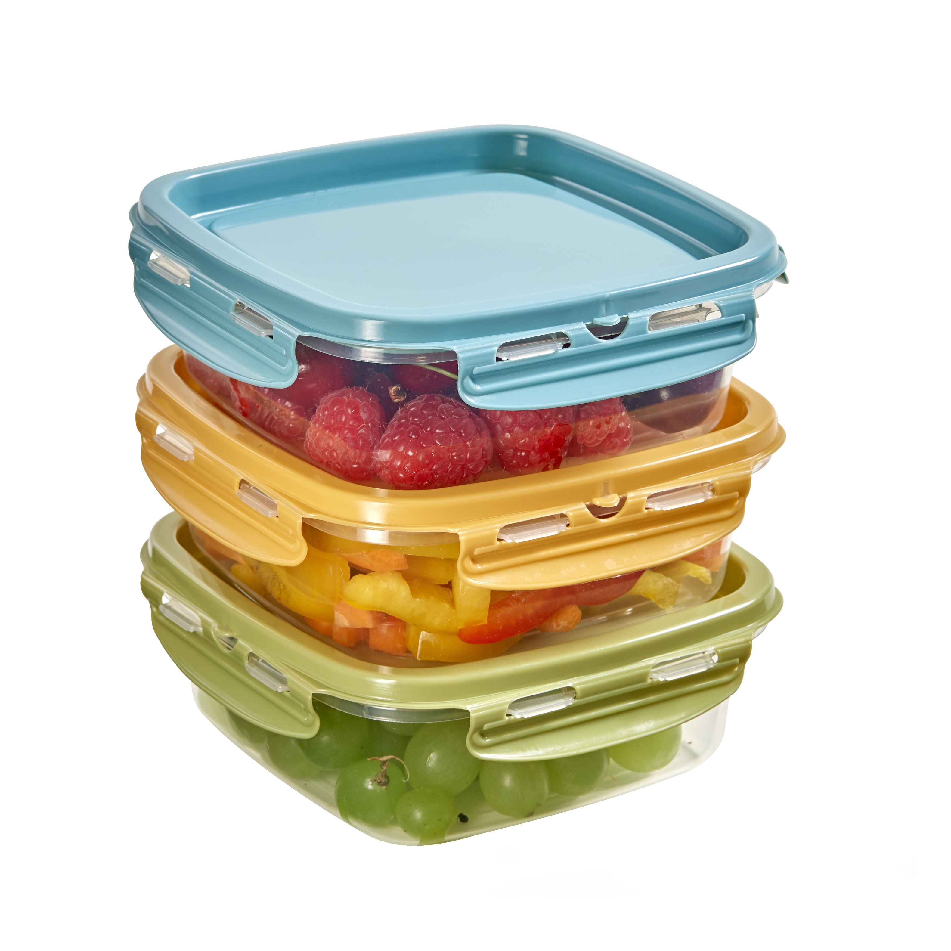 SET VAN 3 SNIPSLOCK VIERKANTE DOZEN 0,5L