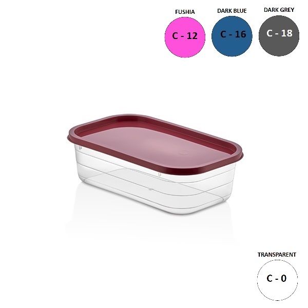 BOITE DE CONSERVAT. RECTANGULAIRE 600ML