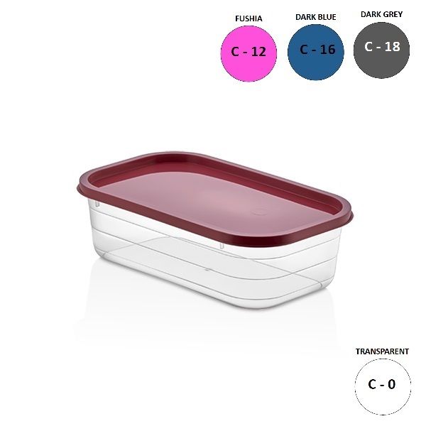 BOITE DE CONSERVAT. RECTANGULAIRE 880ML