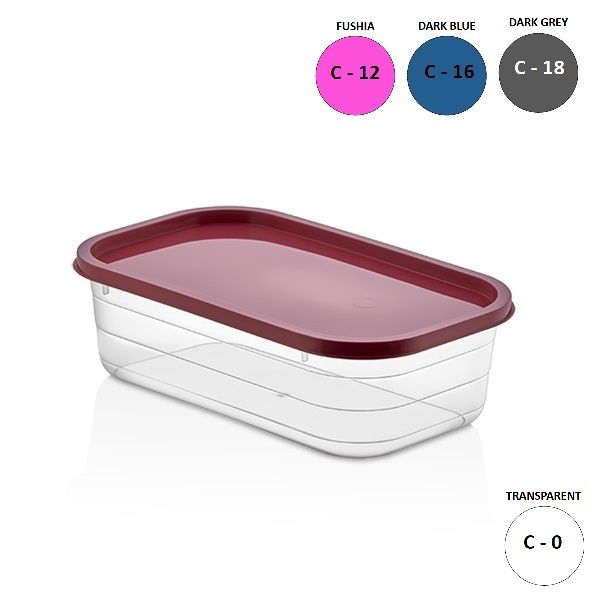 BOITE DE CONSERVAT. RECTANGULAIRE 1250ML