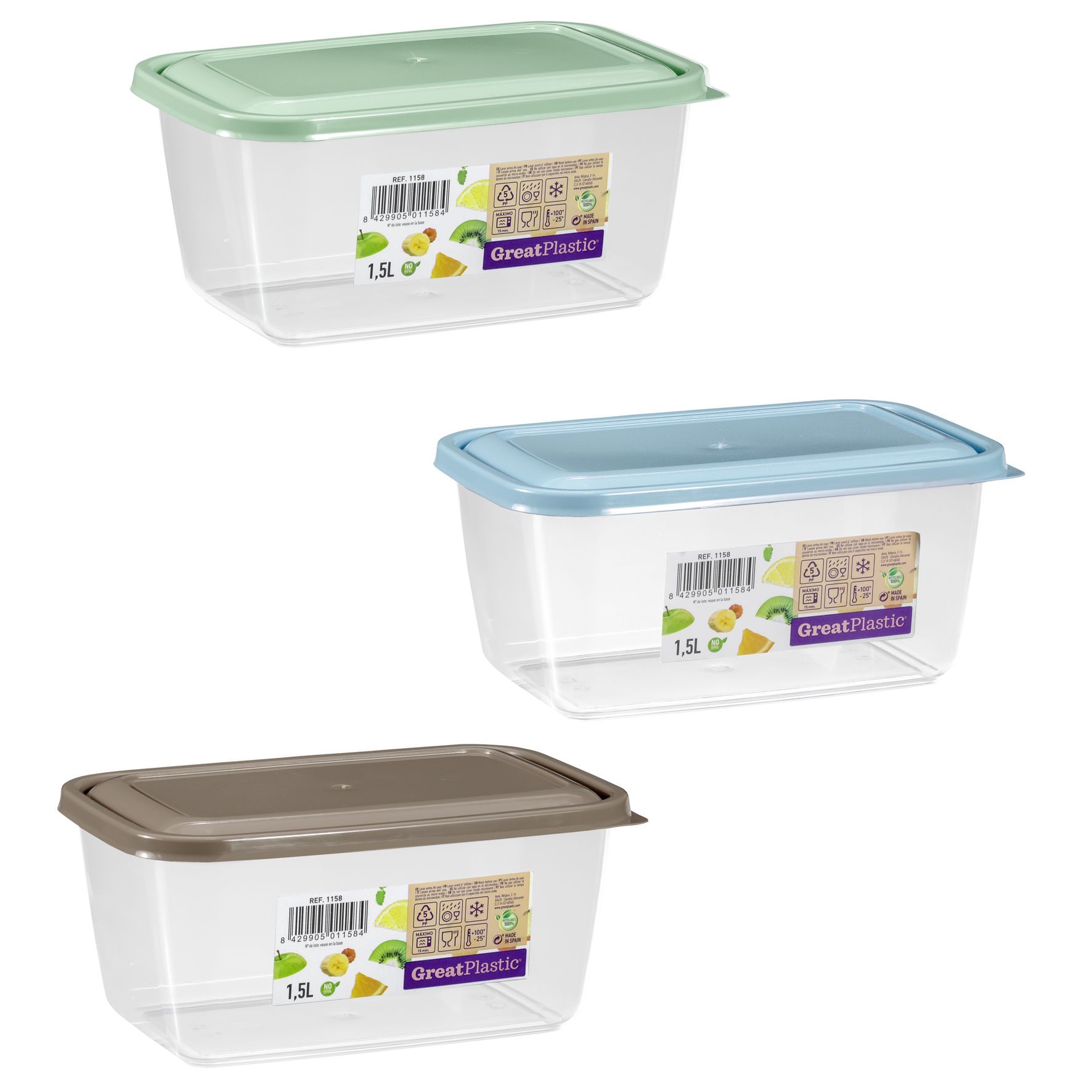 RECHTHOEKIGE DOOS ARAL 1.5L