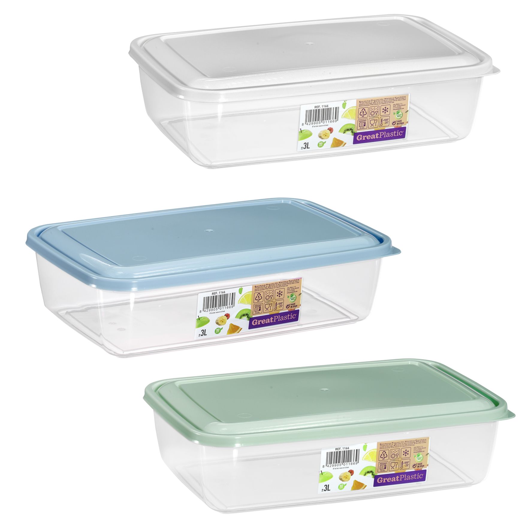 RECHTHOEKIGE DOOS ARAL 3L