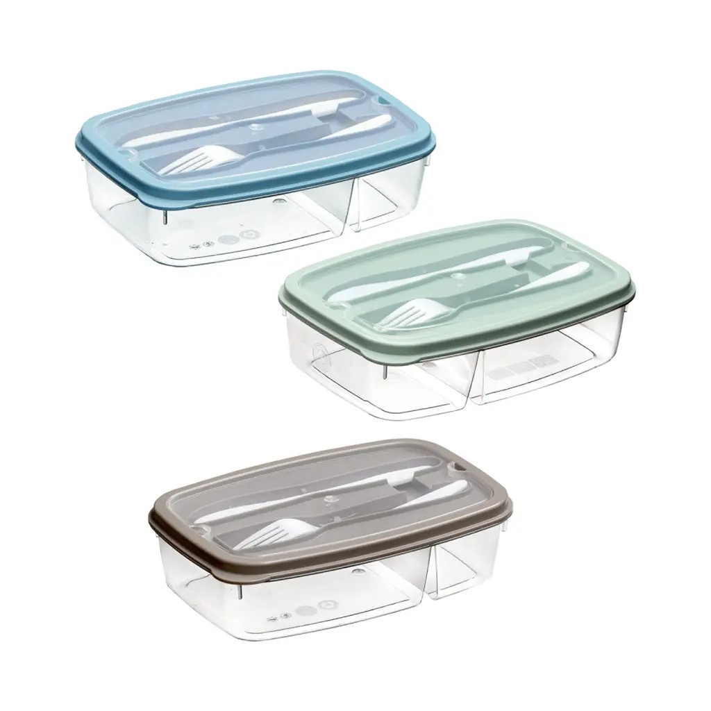 Rechthoekige container van 1,5 liter met