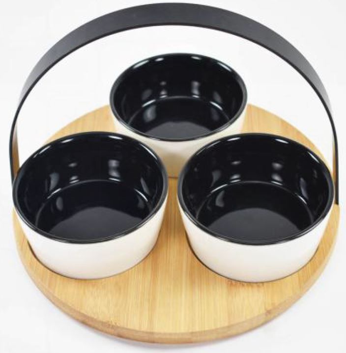 TAPAS SET 4 STUKS KERAMIEK