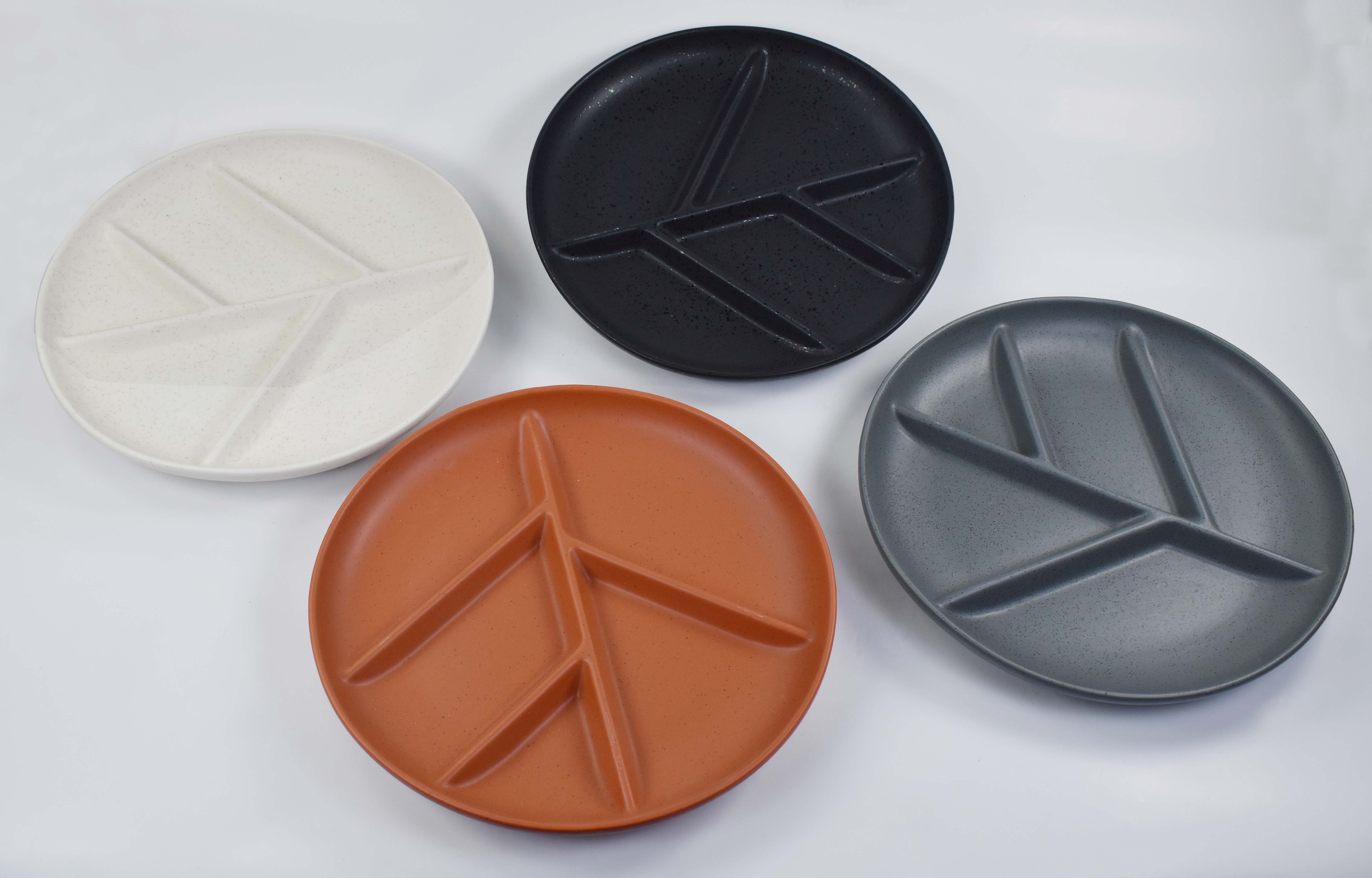 ASSIETTE A FONDUE DIA.25CM H.3.5CM