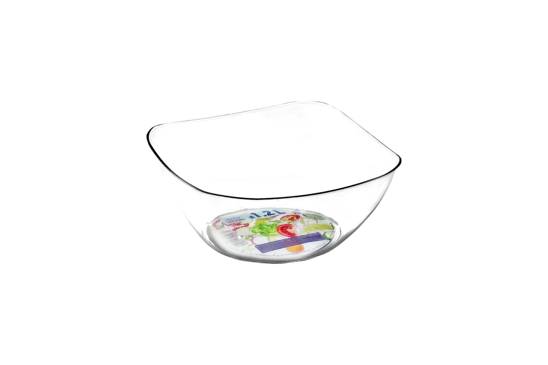 Vierkante kom van 1.2 liter