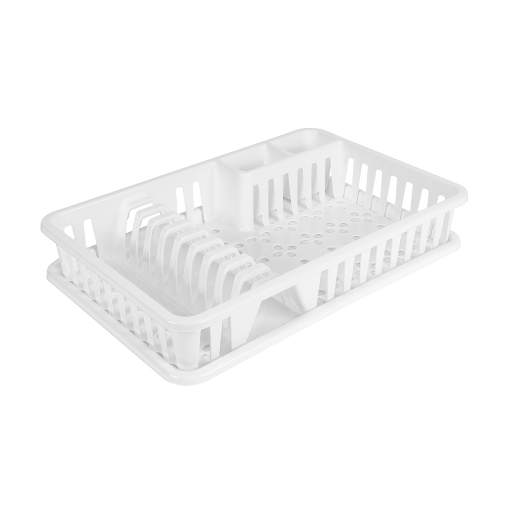 EGOUTTOIR MOYEN AVEC PLATEAU BLANC