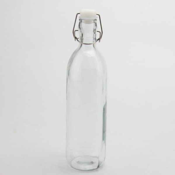 BOUTEILLE EN VERRE 1L DIA.8.5CM H.30.4CM