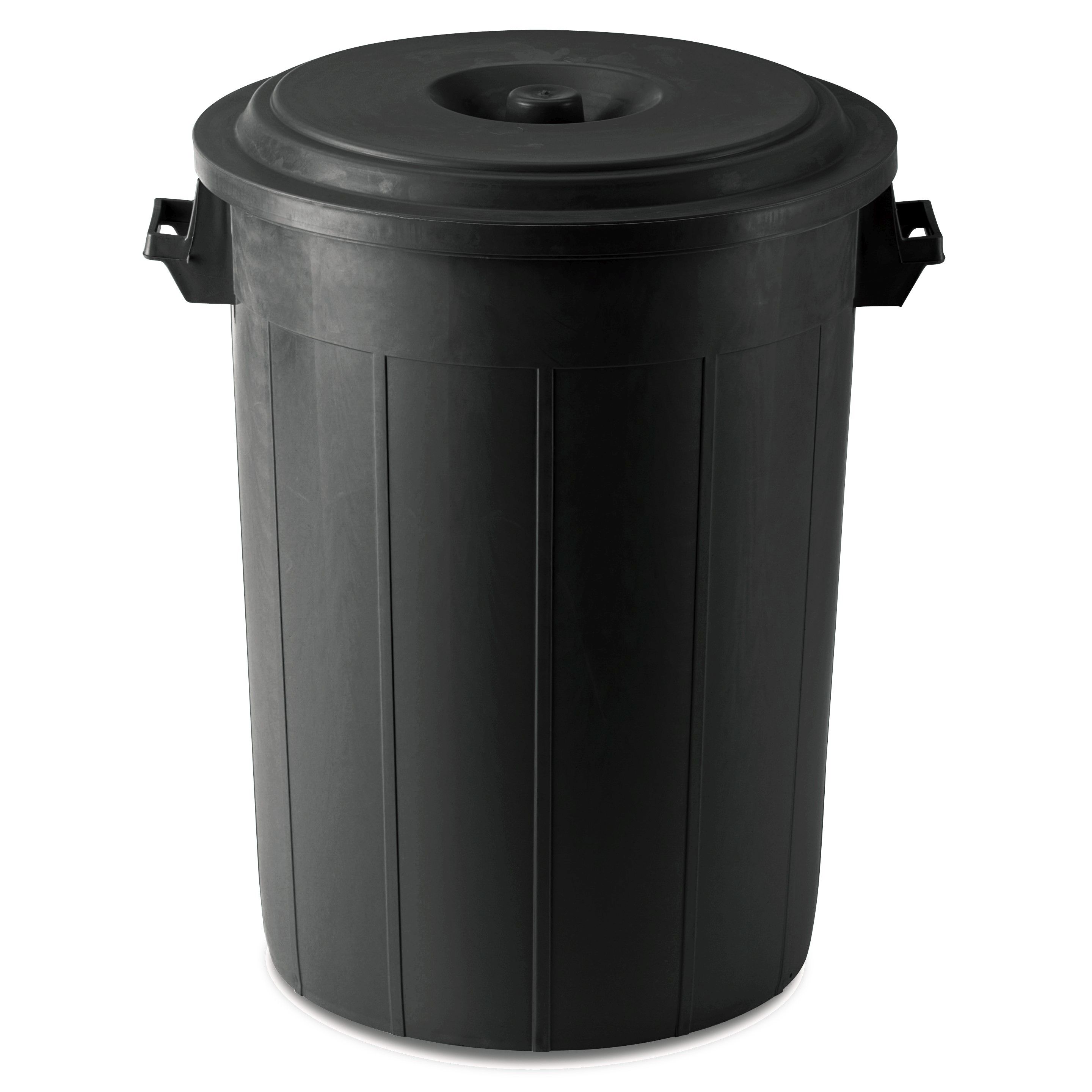 STRAAT VUILNISBAK 70L ZWART