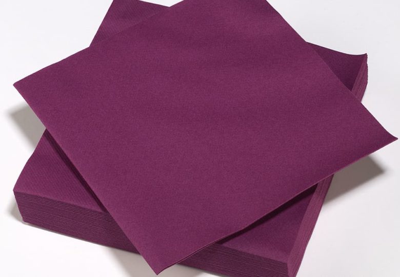 40 SERVIETTES COCKTAIL ORCHIDEE 25X25CM