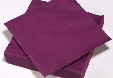 40 SERVIETTES COCKTAIL ORCHIDEE 25X25CM