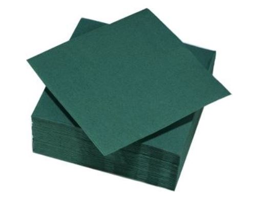 30 DENNEGROEN SERVETTEN 38X38CM