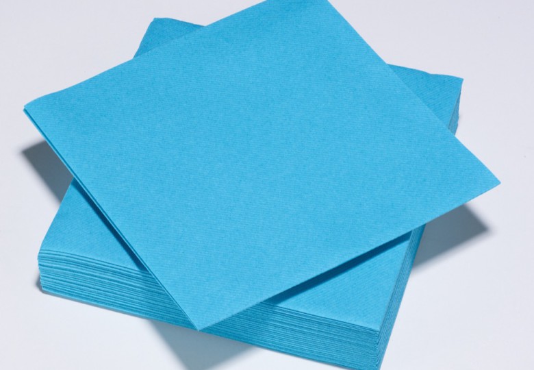 30 TURQUOISE SERVETTEN 38X38CM