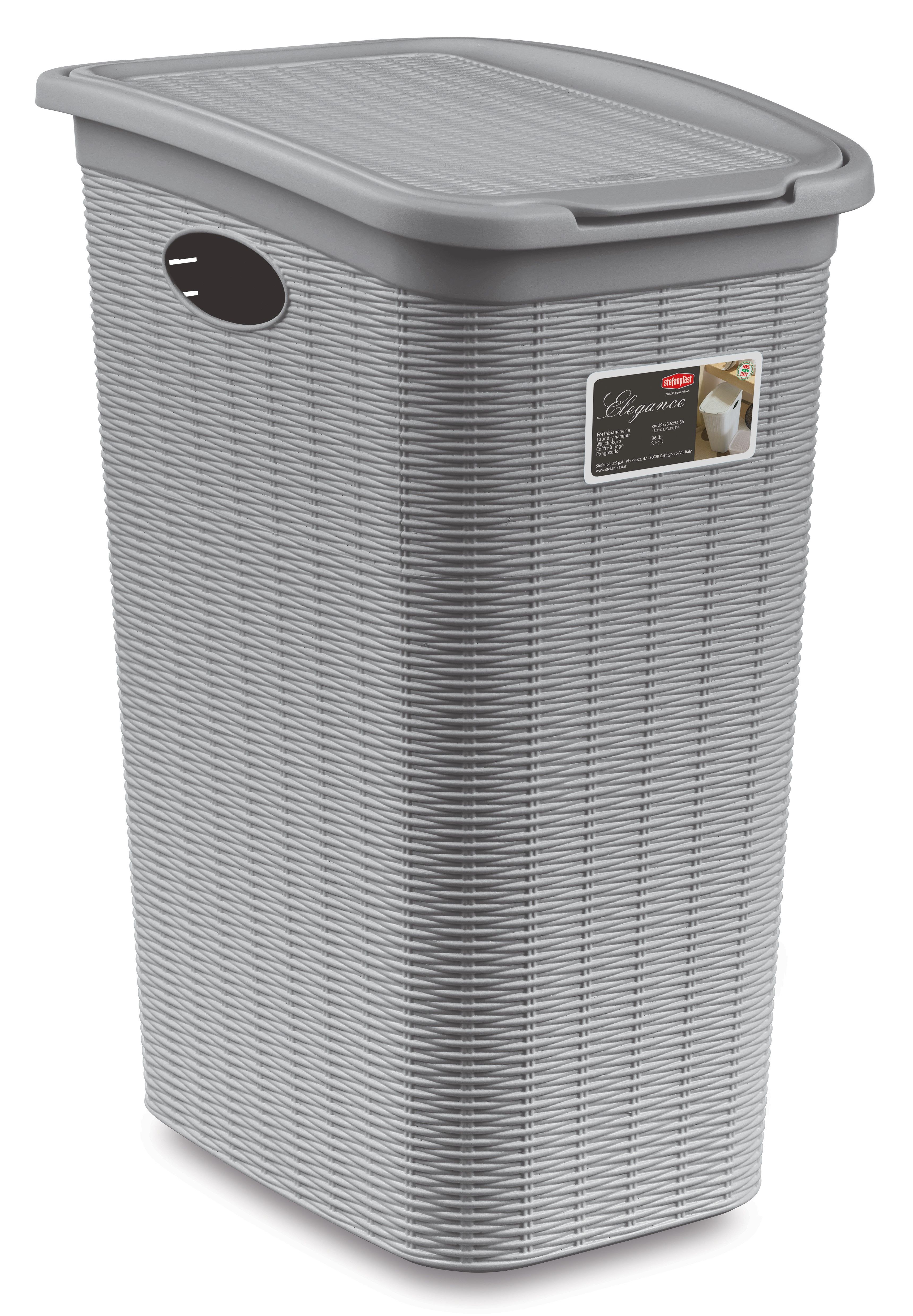 PANIER A LINGE ELEGANCE 36L GRIS