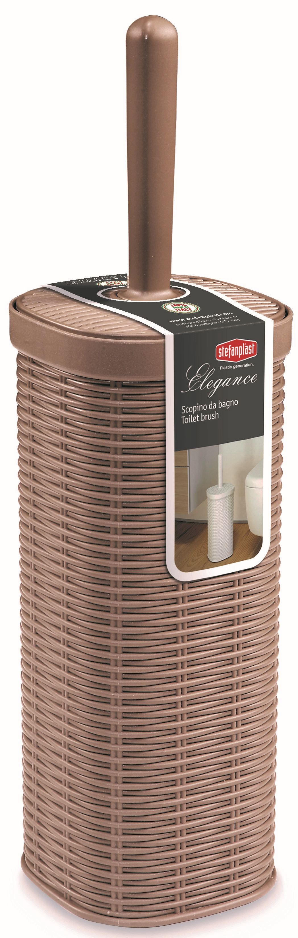 BROSSE WC ELEGANCE TAUPE