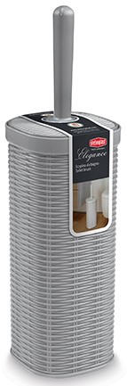 BROSSE WC ELEGANCE GRISE