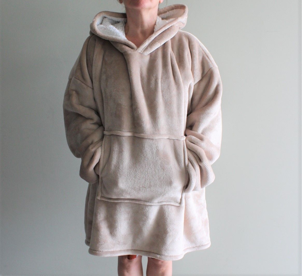 COUVERTURE A CAPUCHE  BEIGE