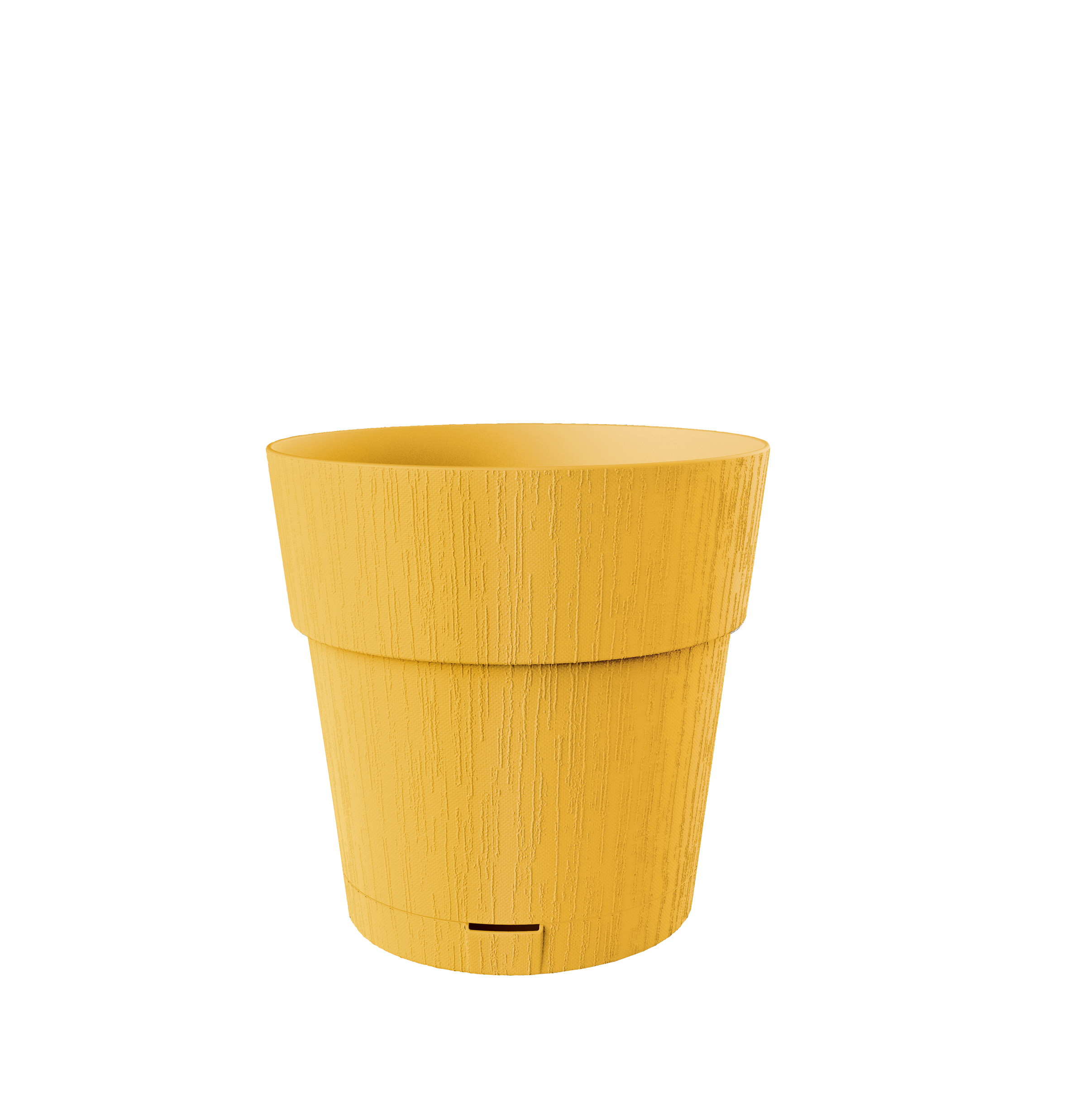 CACHE POT 1.5L ETHICA JAUNE 15 CM