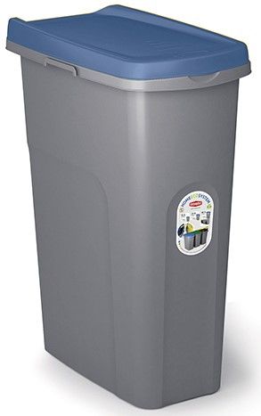VUILNISBAK HOME ECO SYSTEM 40L GRIJS+BLA