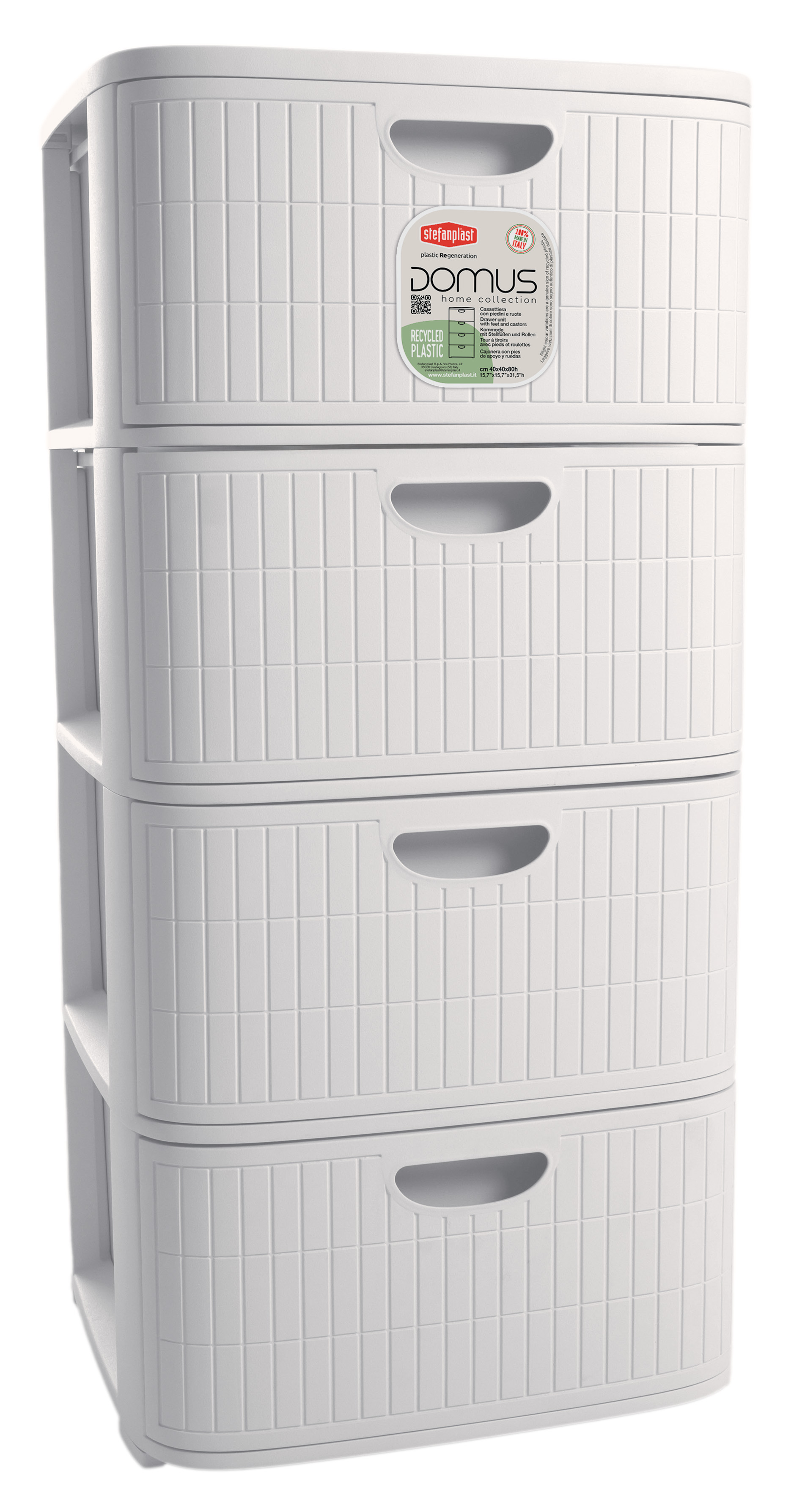 DOMUS WITTE TOREN MET 4 LADEN