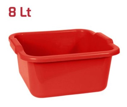 BASSINE CARREE 30X30X15CM - 8LT