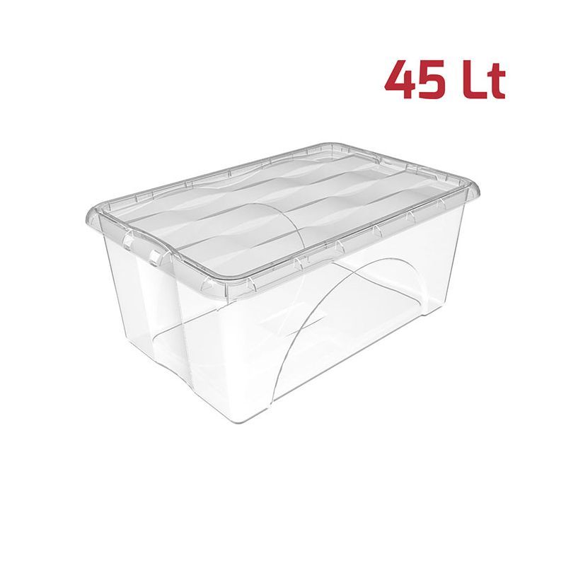 BOX DE RANGEMENT 45L 40X60X25CM