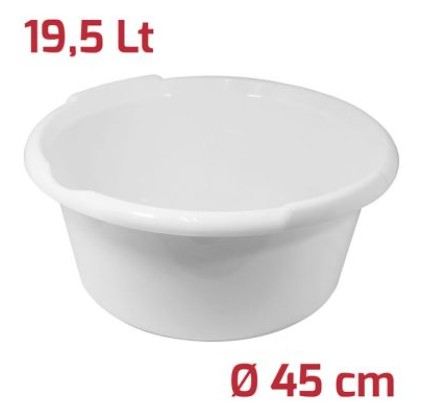 BASSINE RONDE DIA.45 CM - 19.5LT