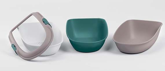 KATTENBAK “FURBA CHIC MAXI” GRIJS