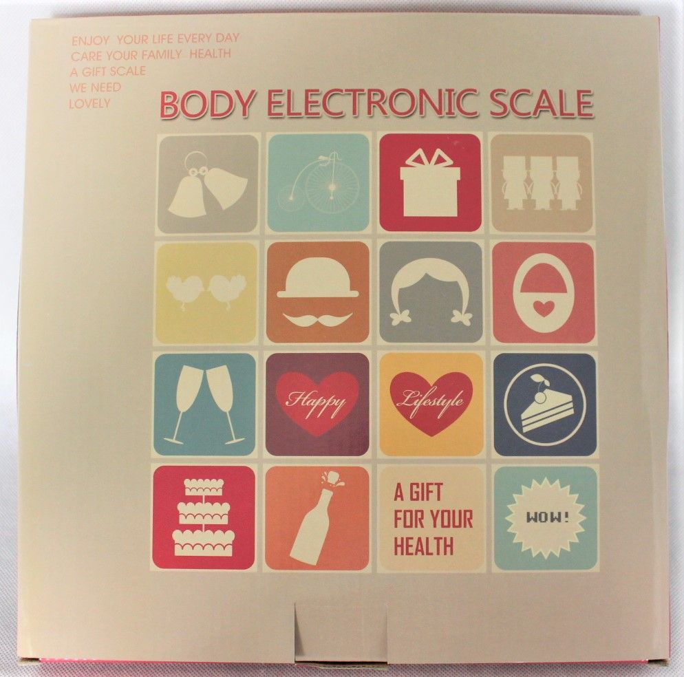 DIGITALE PERSOONWEEGSCHAAL 28X28X2CM