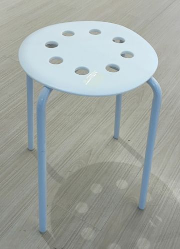 WIT METALEN KRUK 31X31X44.5CM