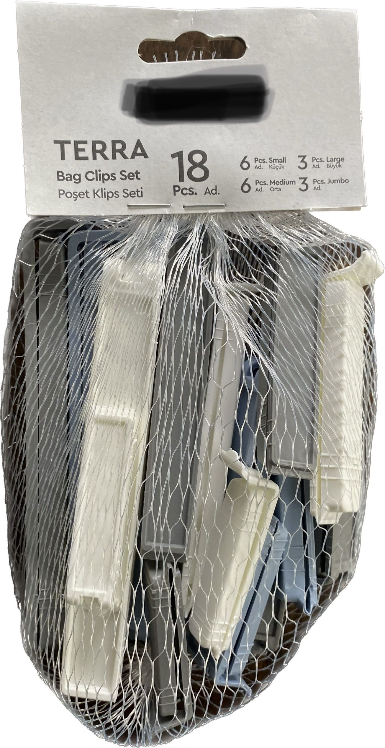 SET DE 18 CLIPS DE FERMETURE