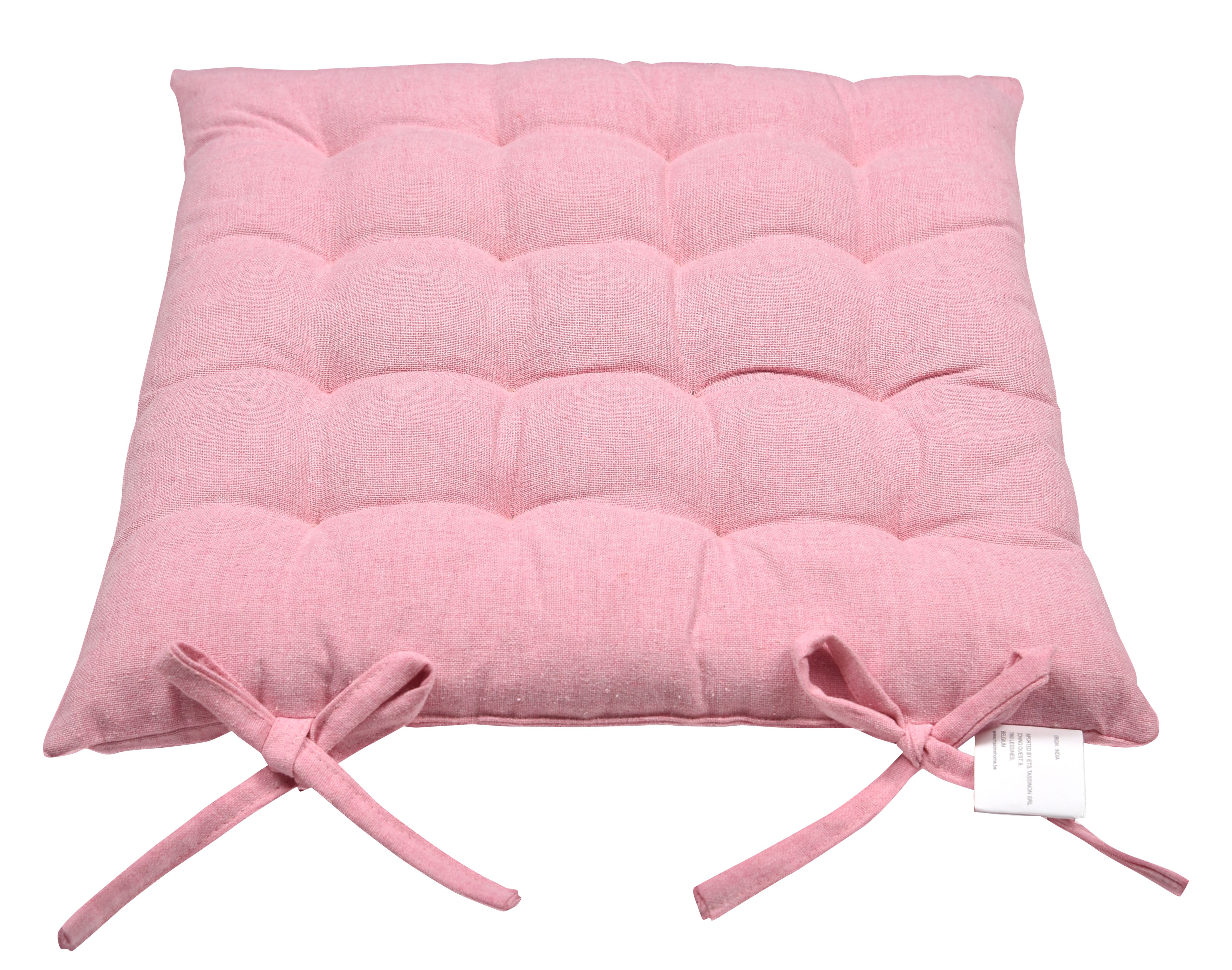 COUSSIN DE CHAISE 40X40X5CM 680G ROSE
