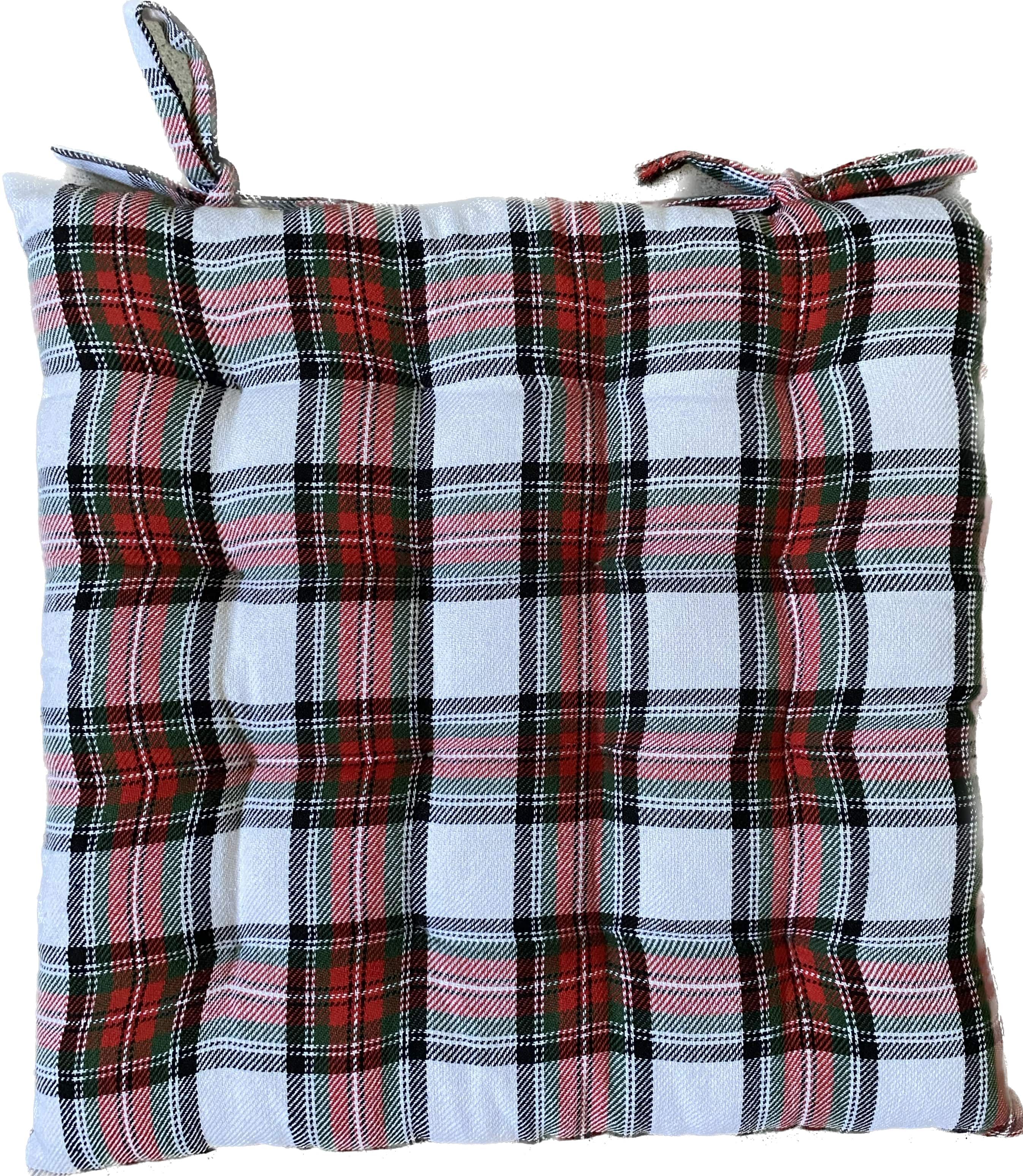 COUSSIN DE CHAISE 40X40X5CM 680G TARTAN