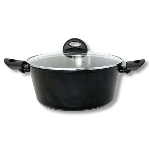 KERAMISCHE MARBER KOOKPOT 24CM