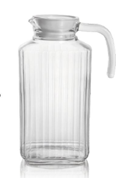 GLAZEN KARAF 1.8L 7X11X25.5CM