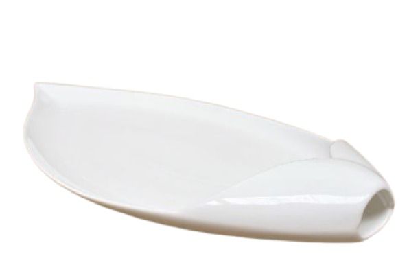 PLAT APERITIF FEUILLE 35X18X4CM