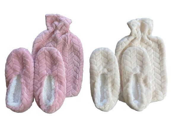 WARM WATER KRUIK 2L + SLIPPERS TU