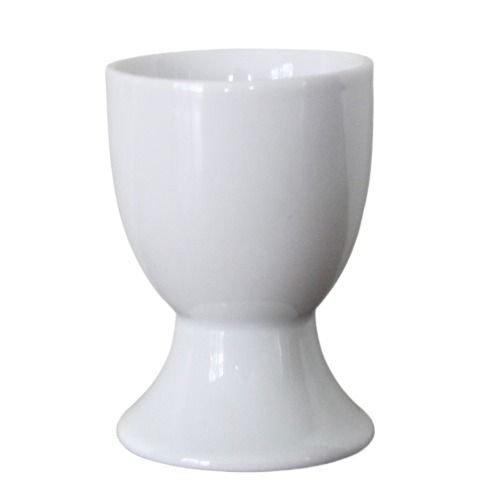 COQUETIER BLANC DIA.5CM H.6.3CM