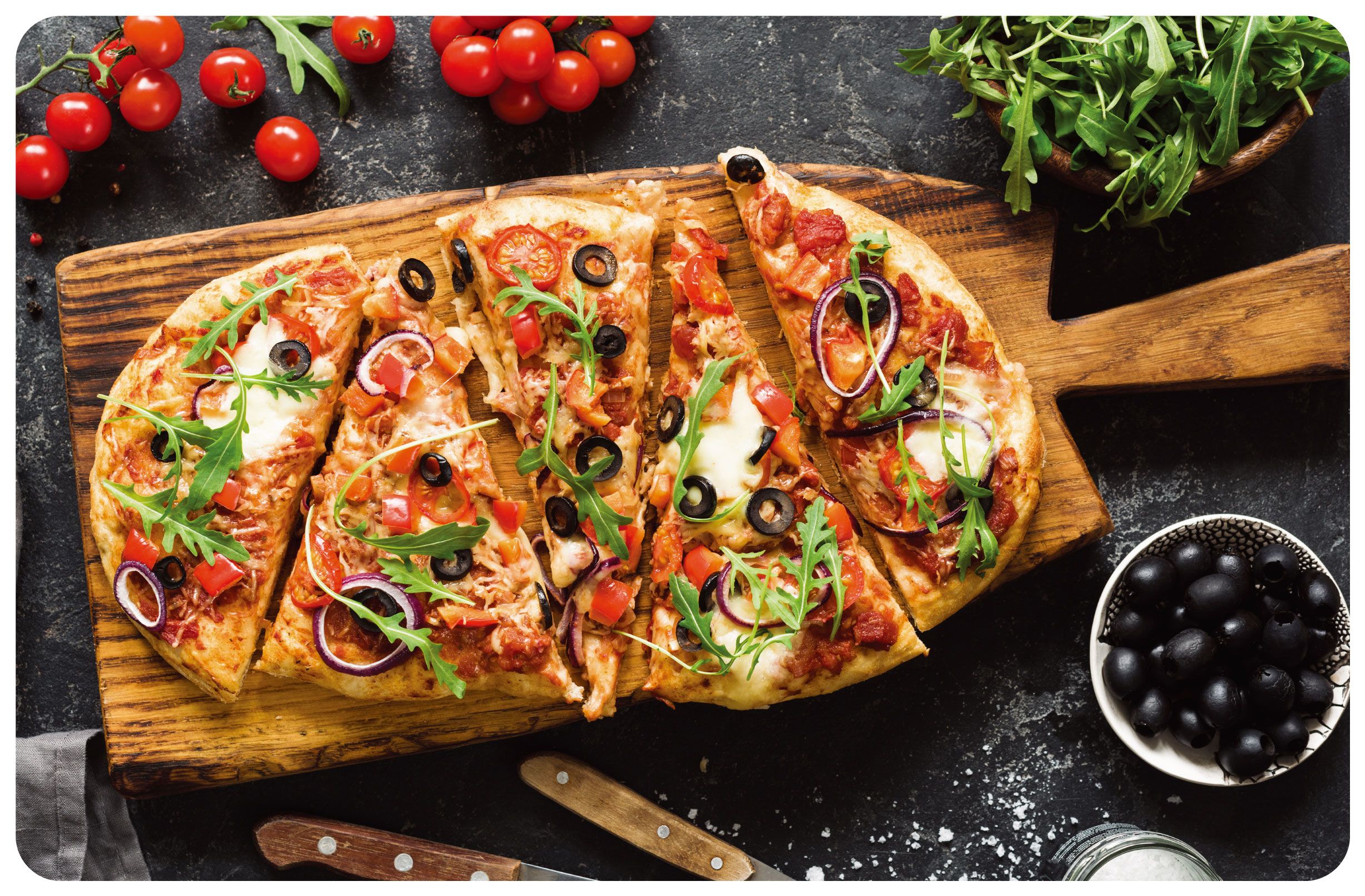 PLACEMAT "PIZZA" PP 43.5X28.2CM