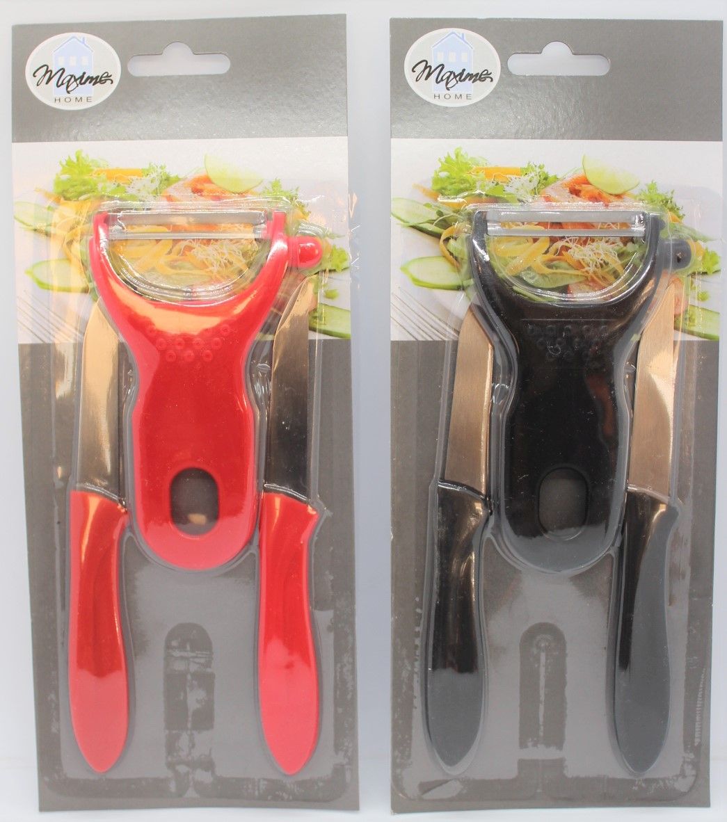SET 2 COUTEAUX ET 1 EPLUCHEUR