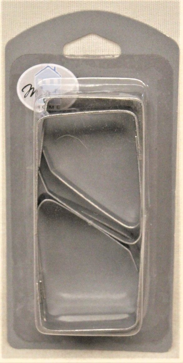 SET 4 TAFELKLEED KLEMMEN 5X4X1.2CM INOX