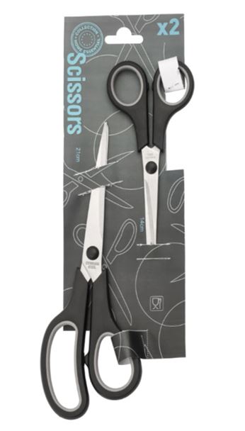 SET VAN 2 SCHAREN L.14CM &amp; L.21CM