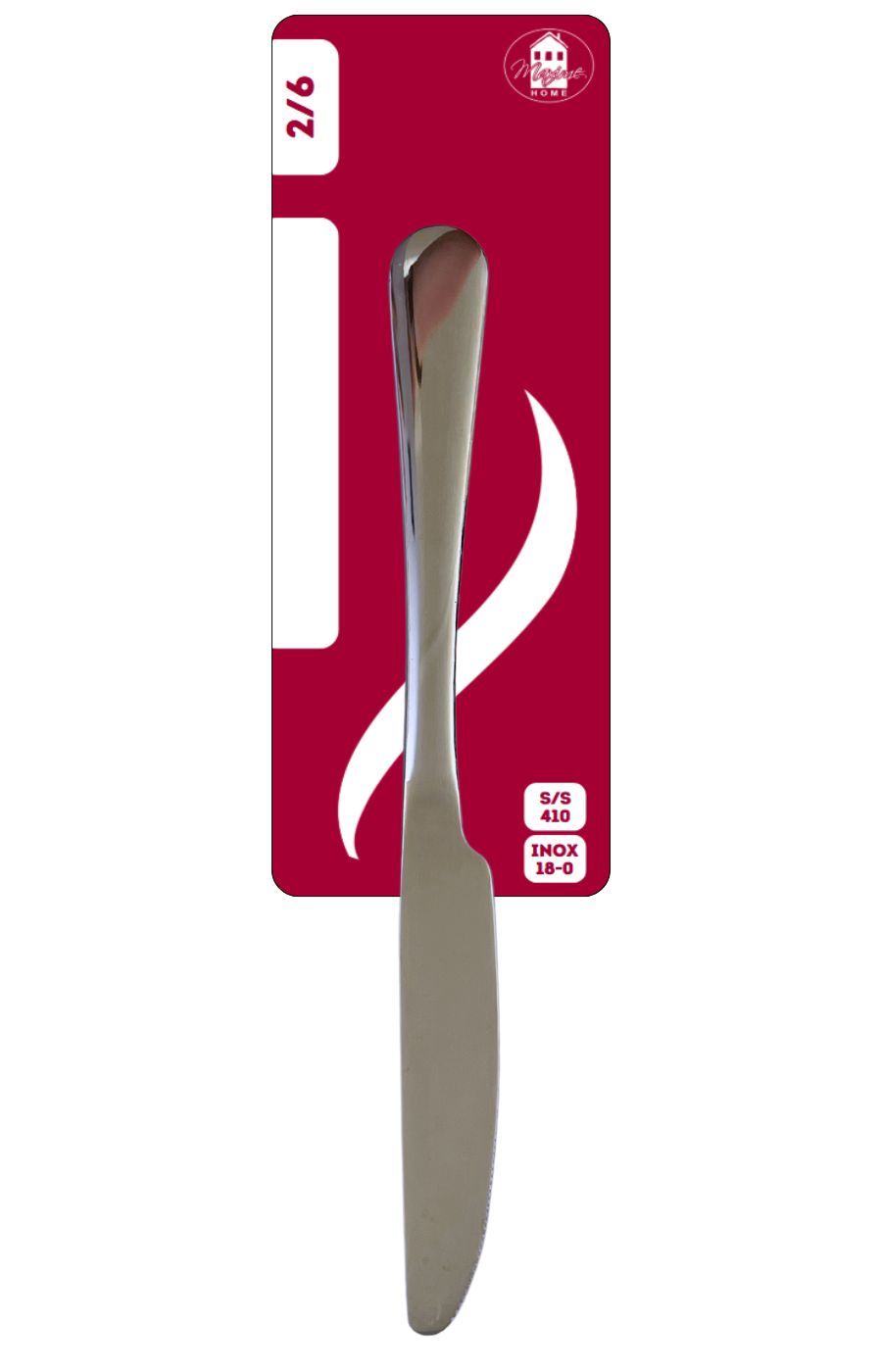 SET 2 MESSEN INOX 23,5CM