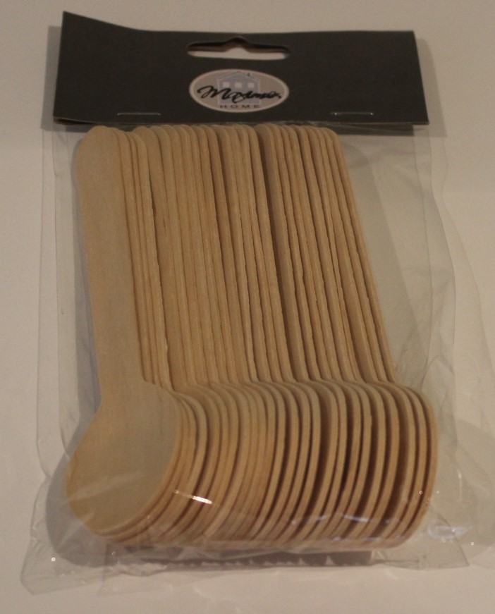 SET VAN 24 HOUTEN LEPELS